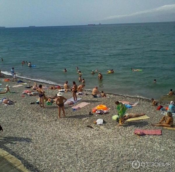 Отзыв о Пляж в пос. Ольгинка (Россия, Краснодарский край) Комфортный поселок для