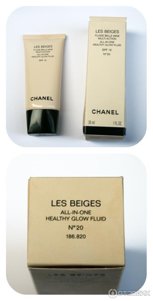 Тональный флюид Chanel Les Beiges All In One Healthy Glow Fluid SPF 15 фото