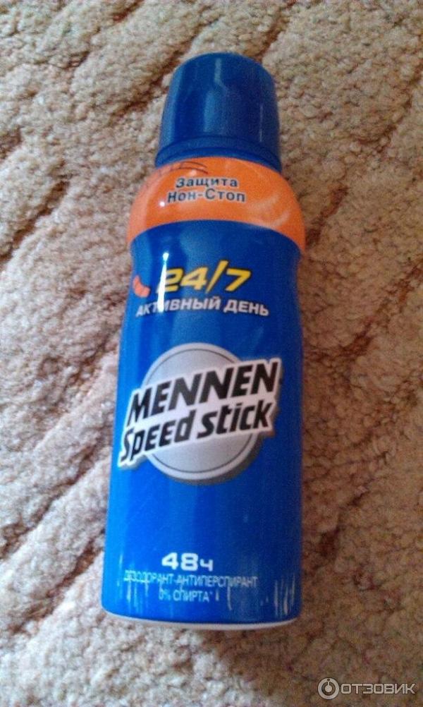 Дезодорант-аэрозоль Mennen Speed Stick 24/7 Активный день фото