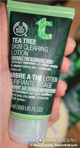 Увлажняющий лосьон для лица The Body Shop Чайное дерево фото