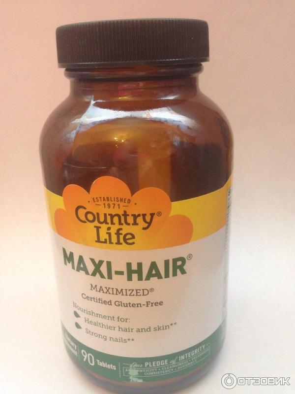 Витамины Country Life Maxi-Hair фото