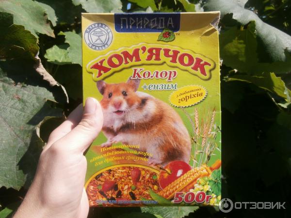 Витаминизированный корм для мелких грызунов Природа Хомячок фото