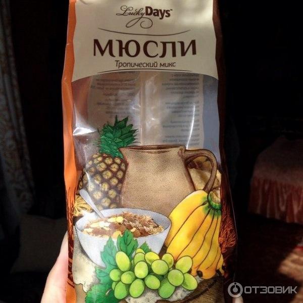 Мюсли Lucky Days Тропический микс фото