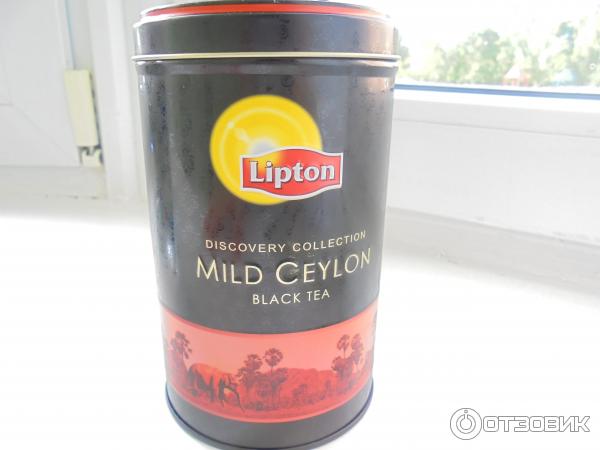 Чай черный Lipton Mild Ceylon discoveri collektion фото