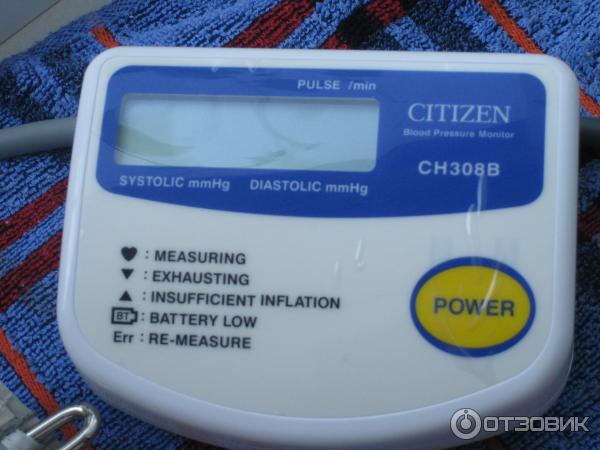 Тонометр CITIZEN CH308B фото