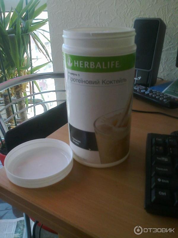 внешний вид протеиновый коктейль с печеньем herbalife