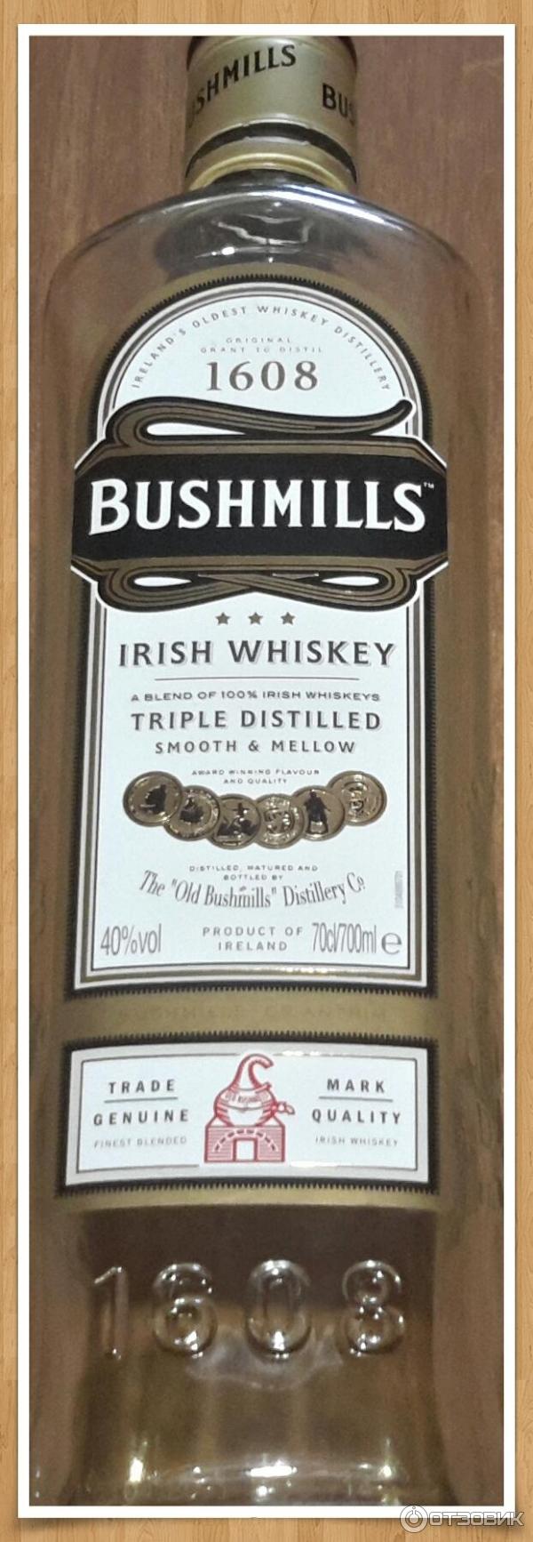 Ирландский виски Bushmills фото