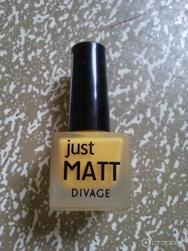 Лак для ногте just matt divage фото