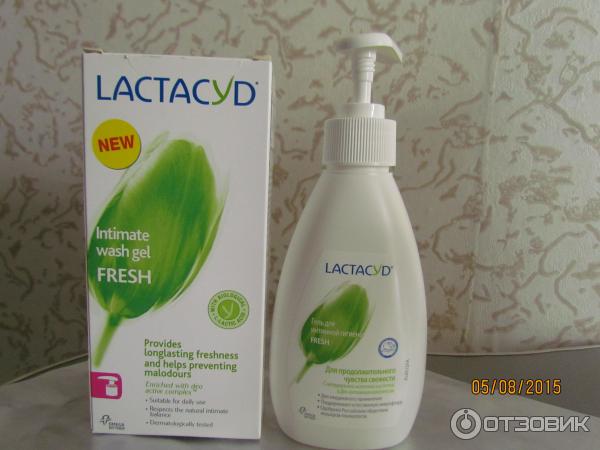 Гель для интимной гигиены Lactacyd fresh фото