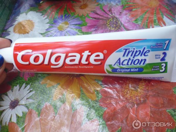 Зубная паста Colgate Тройное действие фото