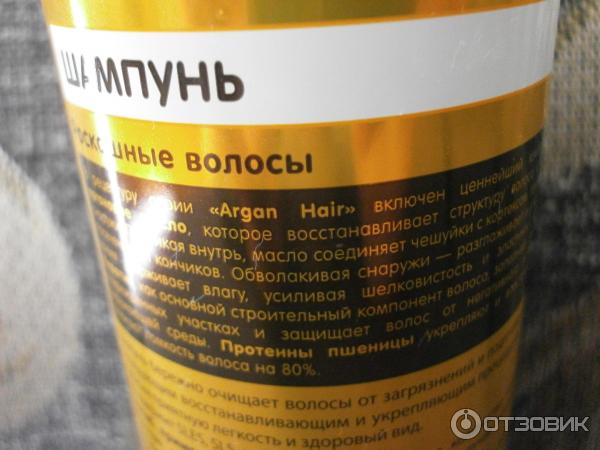 Шампунь для волос Dr. Sante Argan Hair Увлажняющий с маслом арганы и кератином фото