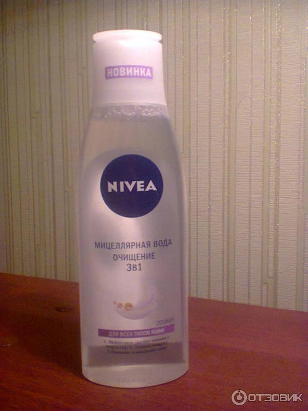 Мицеллярная вода Nivea Очищение 3 в 1 фото