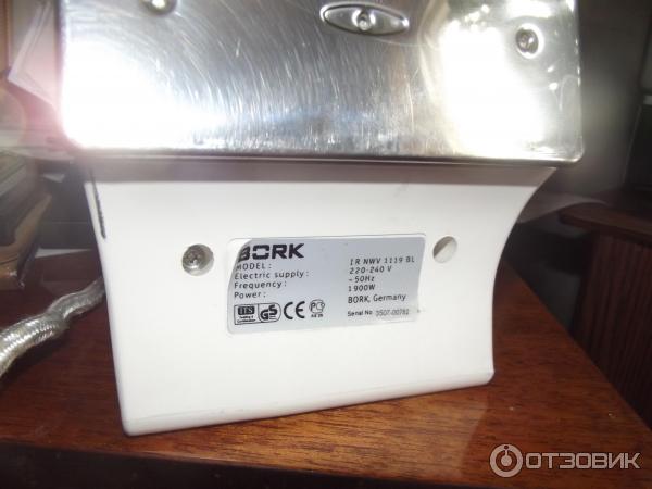 Утюг Bork IR NWV 1119 BL фото