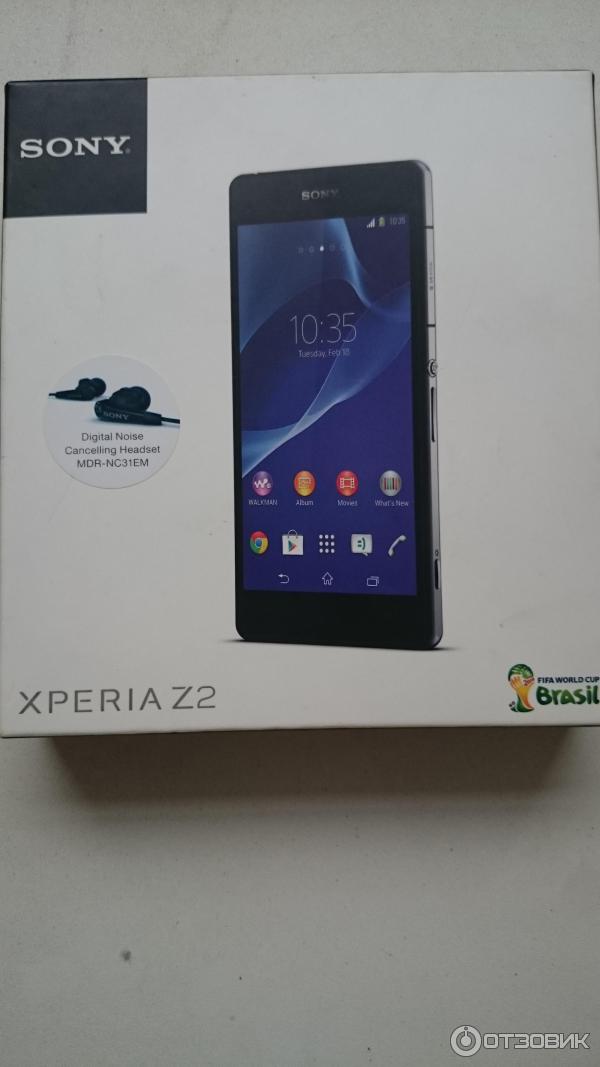 упаковка Sony Xperia Z2