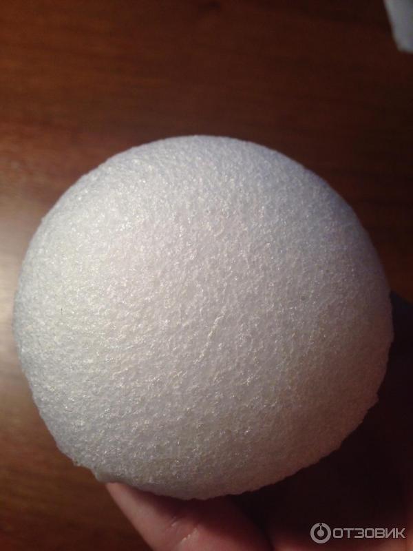 Спонж для умывания из конняку Konjac Sponge фото