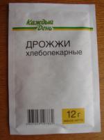 Дрожжи хлебопекарные "Каждый день" фото