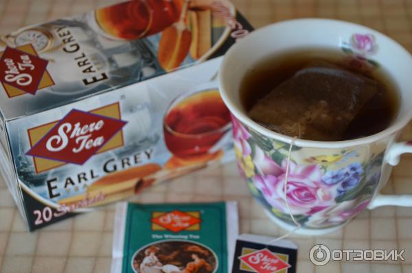 Чай черный Shere Tea в пакетиках с бергамотом фото