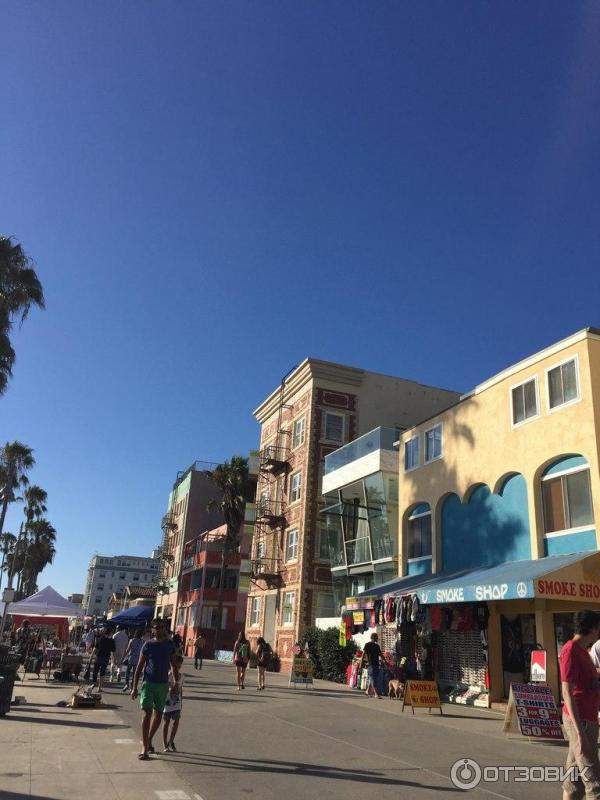 Пляж Venice Beach (США, Калифорния) фото