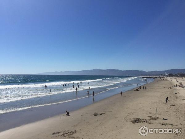 Пляж Venice Beach (США, Калифорния) фото