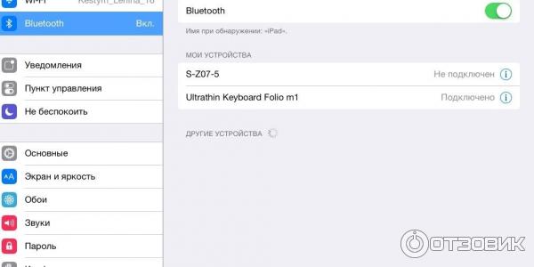 Клавиатура-чехол беспроводная Logitech Ultrathin для iPad mini фото