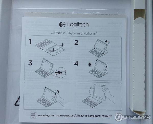 Клавиатура-чехол беспроводная Logitech Ultrathin для iPad mini фото