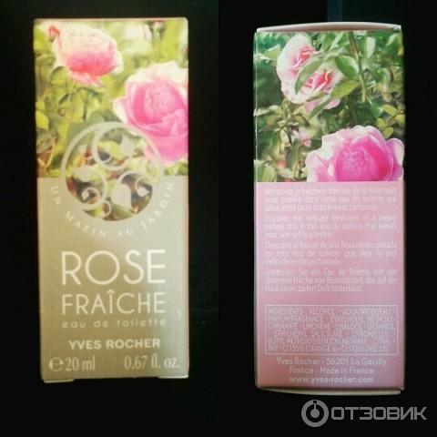 Туалетная вода Yves Rocher Rose Fraiche фото