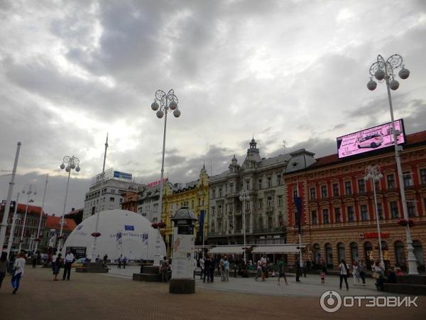 Площадь бана Елашича (Хорватия, Загреб) фото