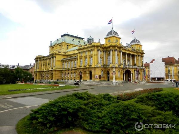 Площадь бана Елашича (Хорватия, Загреб) фото