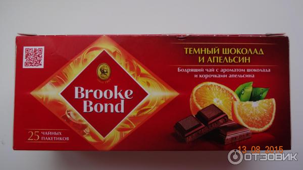 Чай черный Brooke Bond Темный шоколад и апельсин фото