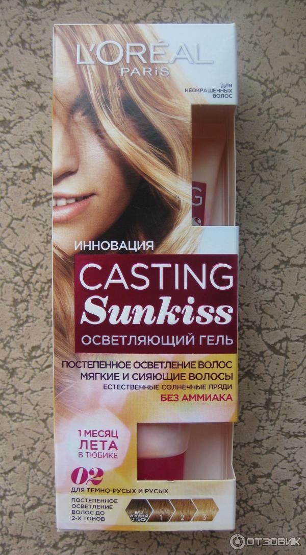 Гель-краска для волос L'Oreal Casting SunKiss фото