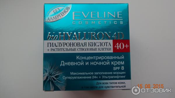 Концентрированный дневной и ночной крем Eveline Cosmetics Bio Hyaluron 4D фото