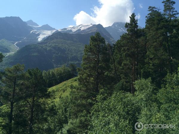 Канатная дорога на горе Чегет (Россия, Кабардино-Балкария) фото