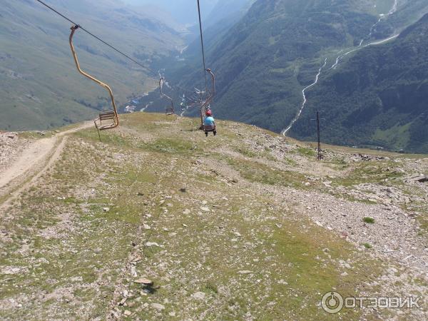 Канатная дорога на горе Чегет (Россия, Кабардино-Балкария) фото