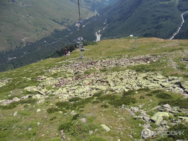 Канатная дорога на горе Чегет (Россия, Кабардино-Балкария) фото