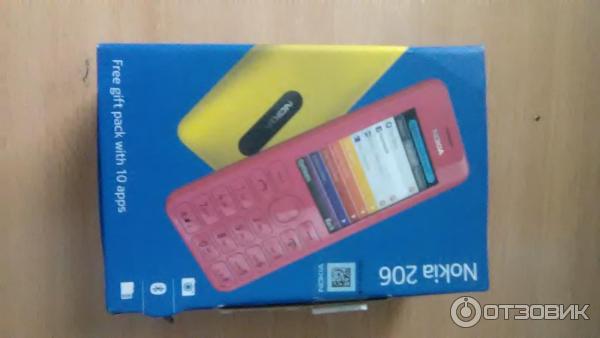 Сотовый телефон Nokia 206 фото