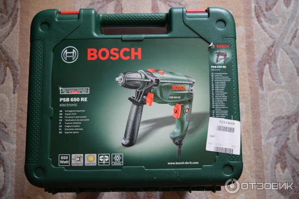 Электродрель ударная Bosch PSB 650 RE фото