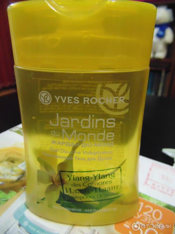 Гель для душа Yves Rocher Jardins du Monde Ylang-Ylang фото