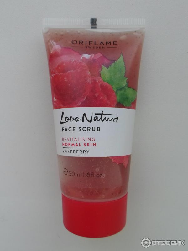 Скраб для лица Oriflame Love Nature Малина фото