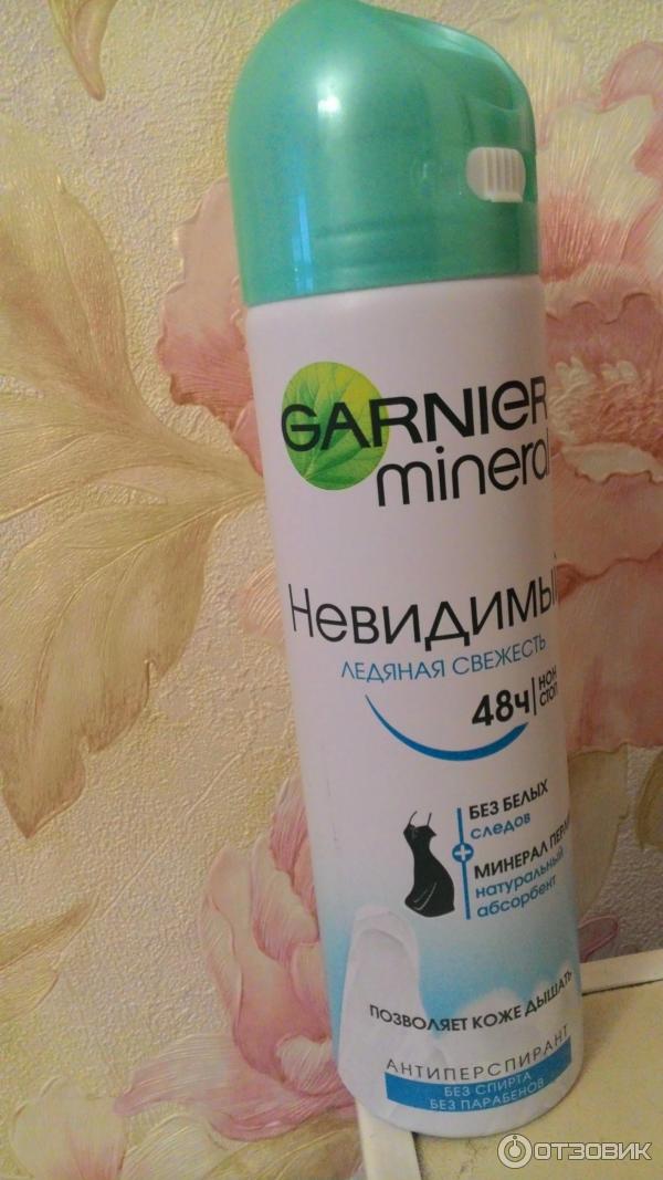 Антиперспирант-спрей Garnier Mineral Невидимый 48 часов фото