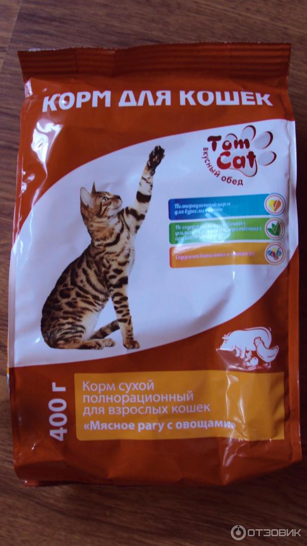 Корм для кошек Tom Cat фото