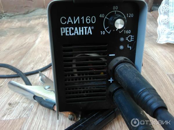 Ресанта 160 как подключить провода Отзыв о Сварочный аппарат инверторный Ресанта-160 сварочный аппарат Ресанта - от