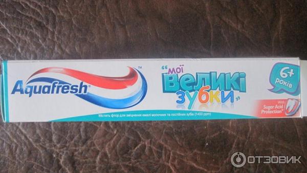 Зубная паста Aquafresh Мои большие зубки фото