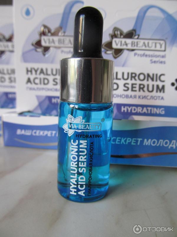 Via Beauty Гиалуроновая увлажняющая сыворотка Hialuronic acid serum HIDRATING фото