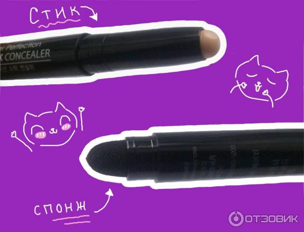 Консилер The Saem Cover Perfection Stick Concealer фото