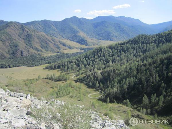 Отдых за перевалом Чике -Таман (Россия, Алтай) фото