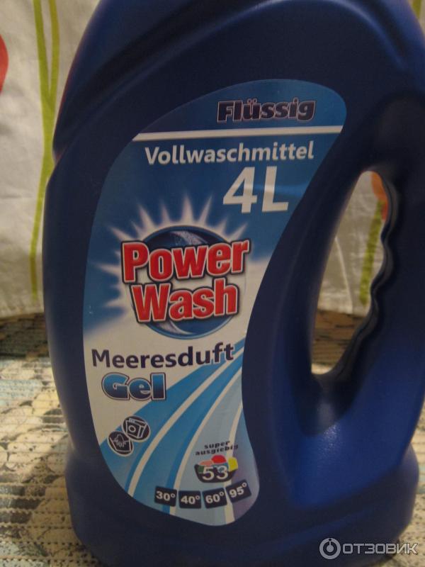 Концентрированный гель для стирки Power Wash Flussig Gel фото