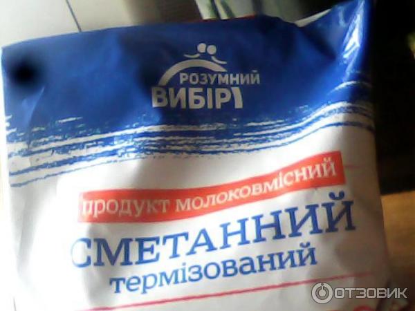 Продукт молокосодержащий сметанный Умный выбор фото