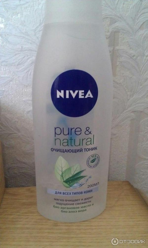 Очищающий тоник Nivea Visage Pure & Natural фото