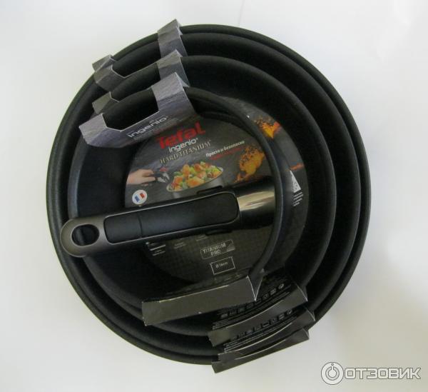 Набор посуды Tefal Ingenio Hard Titanium фото