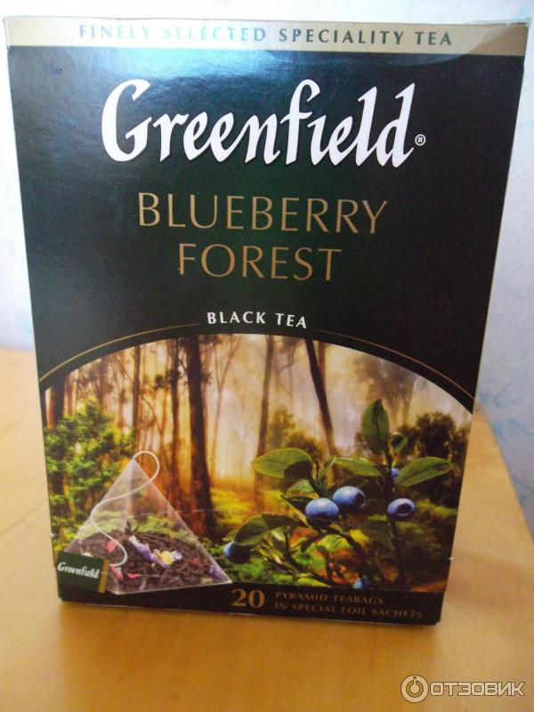 Чай Greenfield Blueberry Forest в пирамидках фото